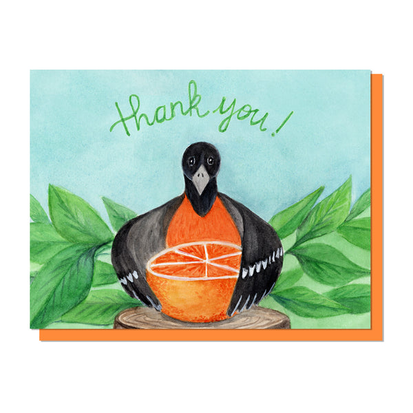 Oriole Thank You Card