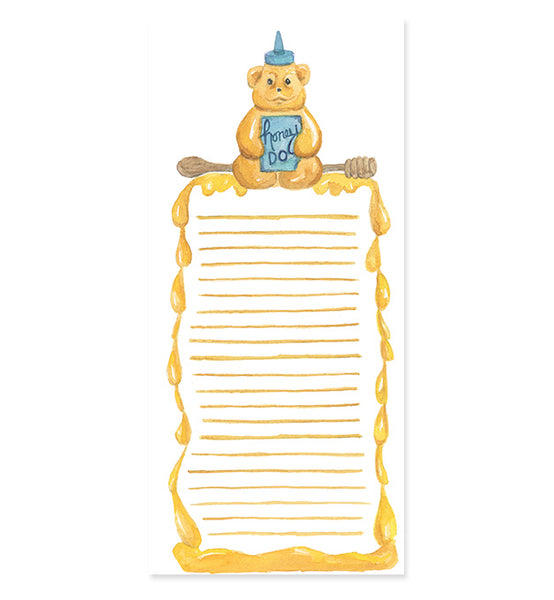 Honey Do Honey Bear 4x9 notepad