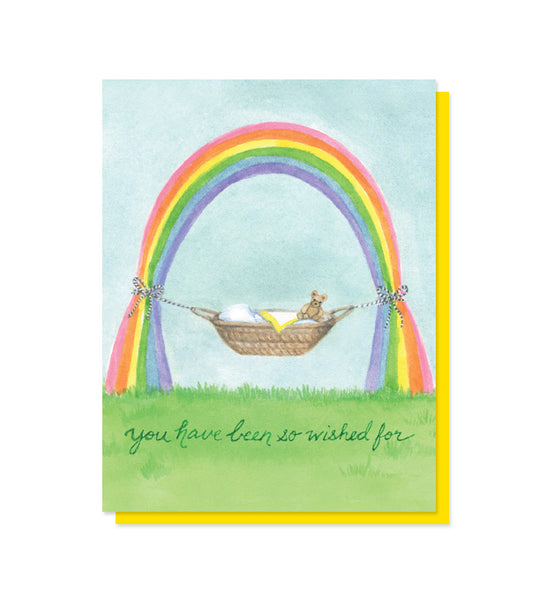 Rainbow Baby Congratulations Card for Birth & Adoption